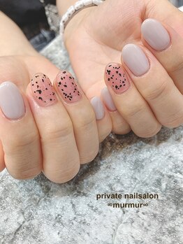 プライベート ネイルサロン マーマ(murmur)/ダルメシアンネイル