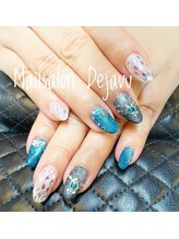 デジャヴ(Dejavu)/冬のマグネットネイル