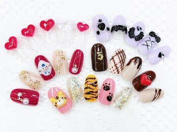 ネイルコレクション ピンク(Nail Collection Pink)/量産・地雷・寅柄・チョコネイル