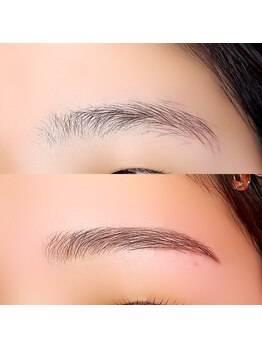 パーフェクトアイ 小松清六店(PerfectEye)/眉毛before/after