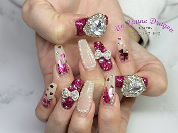 アン ジョーヌドラゴ/【ロングネイル】ピンクネイル