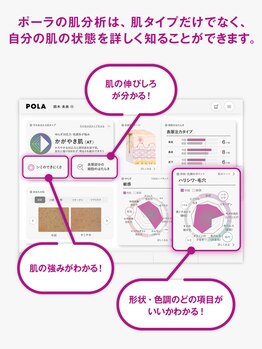 ポーラ ザ ビューティ 四条烏丸店(POLA THE BEAUTY)/POLA肌分析結果