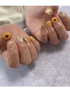 ひまわりネイル