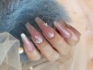 きれいめロングネイル