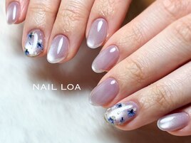 マグネット×押し花