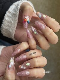 カラフルネイル×スカルプ