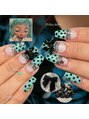 テネル 横浜(tener) y2k nails☆流行りのドット&レースを組み合わせたy2kデザイン