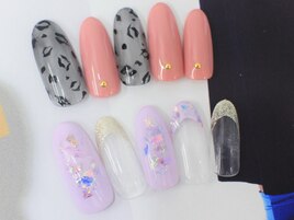 シースルー☆ラメフレンチ