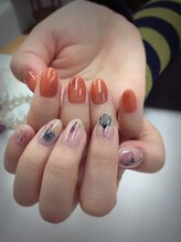 ツメキラ(TSUMEKIRA)/アシンメトリーニュアンスネイル