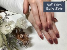 ソワンソワール(SoinSoir)/ワンカラーにストーン♪