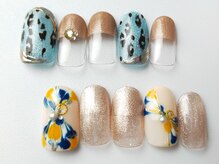 ナビネイル(Nabi nail)/レオパードネイル☆