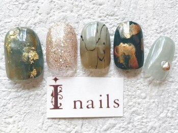 ゴールドメタリック和柄和風