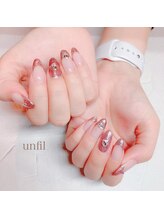 アンフィルルーム(unfil room)/ピンクフレンチネイル