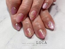 ネイルアトリエルカ(nail atelier LUCA)/M-667 大人可愛い桜ネイル