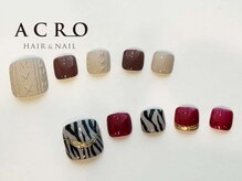 アクロネイル アンド アイ(ACRO NAIL&EYE)/2025 1月定額フットデザイン2