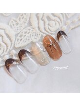 たゆ ネイル(たゆnail)/リボン＊フレンチネイル