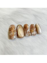 キュント(Qun’t)/天然石風ブラウンニュアンス