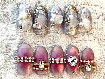フィアト(Fiato)の写真/指先を彩る種類豊富なデザインが◎【アートし放題120分コース¥9800】量産型じゃない個性を出したい方に♪