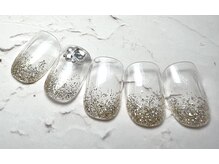 ネイルハウス安气子 新丸ビル店/ラメグラ/ジェル／シェラック