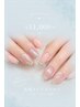 氷ちゅるん先端クリア長さ出し★夏ネイル¥11000～