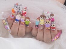 アモーレ 心斎橋店(amore)/アニメネイル￥23980