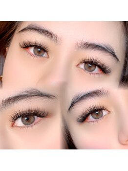 ヘラ(HERA)の写真/流行りのデザインをご用意♪丁寧な施術でモチの良さ◎自まつ毛の負担を最小限に抑えた施術でモチが良い☆
