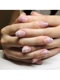 お花ネイル　夏ネイル