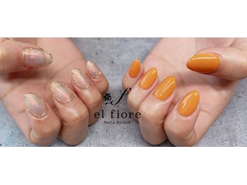 エルフィオーレ ネイルアンドアイラッシュ 高田店(el fiore)/オーロラ×ミラー