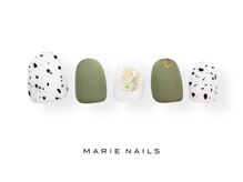 マリー ネイルズ いわきラトブ店(MARIE NAILS)/定額6600円税込 カーキ0309c