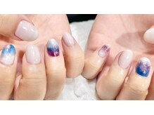 ネイル シスター(nail sister)/波風ニュアンスマーブル