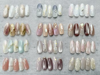 エイル ビューティ ハニー(EIL beauty Honey)の写真/【季節限定★Spring Naill ¥5900】当店オリジナルデザインで満喫！ワンカラー ¥4700もおすすめ☆