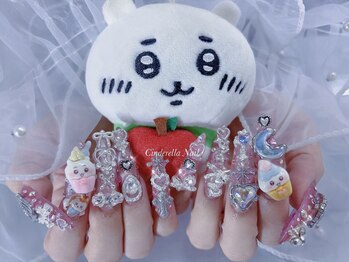 【チップ長さだしネイル】