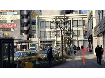 しろねこ整体院/道順１亀戸駅北口