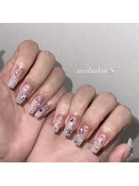 宝石ネイル♪
