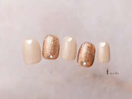 シンプルマグネットラメネイル