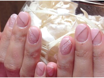 ネイルズ ララ(nails Lala)/手描きレース。