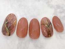 ネイルサロン ウィル 恵比寿(will)/ニュアンスネイル大理石アート風