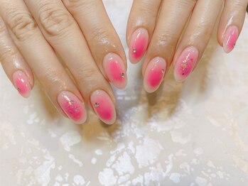 レアレアネイル(Lealeanail)/【パラジェル】チークネイル