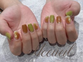 秋のニュアンスネイル