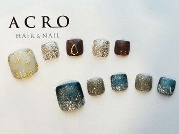 アクロネイル アンド アイ(ACRO NAIL&EYE)/2025 1月定額フットデザイン3