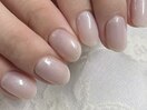 ラメワンカラー＊自爪育成