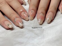 ホワイトネイル(WHITE NAIL)/チーク/持ち込み/パラジェル