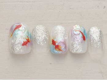 ノーネイル 蒲田(NO NAIL KAMATA)/金魚 ￥4990
