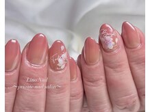 リノネイル(Lino Nail)/フラワーアート/シンプルネイル