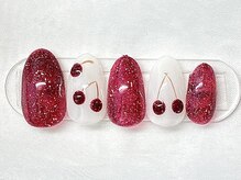ネイルビジョルノ つくばみどりの店(Nail Begiorno)/定額デザイン　さくらんぼネイル