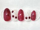 定額デザイン　さくらんぼネイル