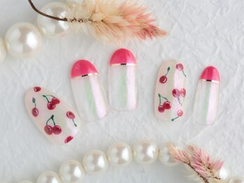 ソウ 難波店 nail salon Sou/韓国風☆チェリーnail