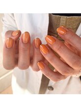 ヴィヴィアンビューティ ネイルアンドアイ Viviean Beauty Nail & Eye/オレンジネイル
