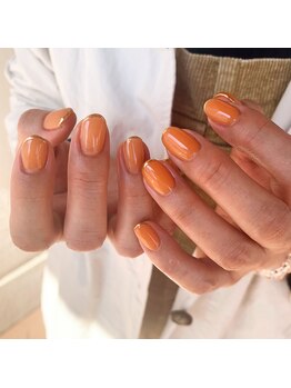 オレンジネイル