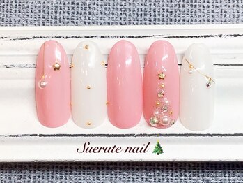 スエルテ ネイルサロン 北千住店/クリスマスネイル ¥8000